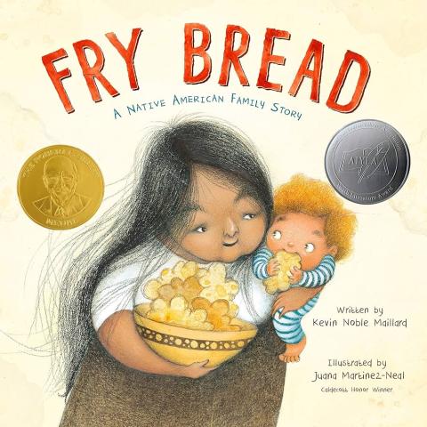 The cover of the children's book Fry Bread: A Native American Family Story. 